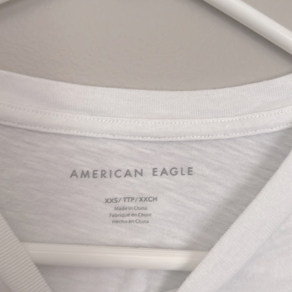 AE oversized embroidered crop tee - Picture 3 of 3